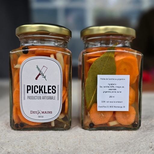 Pickles Carottes & Gingembre